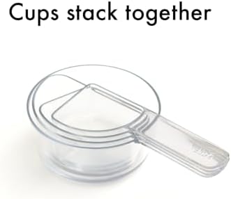 Visual Measuring Cups – Easy-Read, Fraction Shaped Measuring Cups