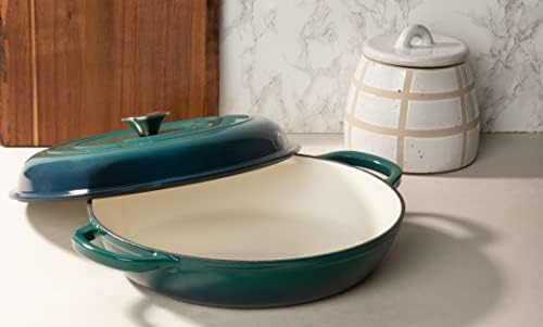 Larder & Vine 6-Piece Enameled Cast Iron Pan Cookware Sets, Includes
