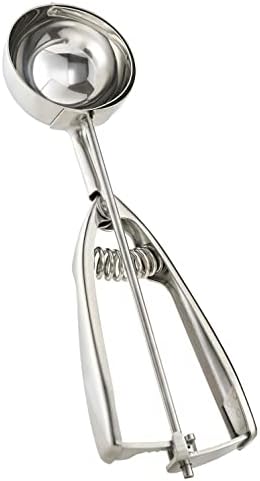 18/8 Stainless Steel Large Ice Cream Scoop Disher Melon Baller 4