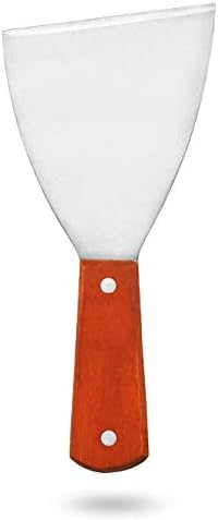2PCS Stainless Steel Slant Grill Griddle Spatula Scraper