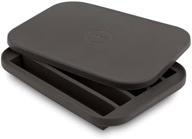 W&P Peak Silicone Water Bottle Ice Tray w/ Protective Lid | Charcoal