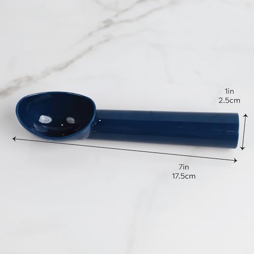 Plastic Ice Cream Scoops, Set of 2 (Red Navy)