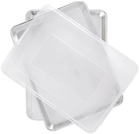 Nordic Ware Naturals Two Half Sheets with Lid Set, 3-Pieces & 43343