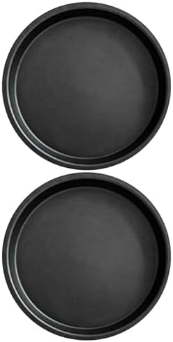 2pcs Microwave Crisper Pan: 9 Inch Cookware Crispy Plate Fry Pan