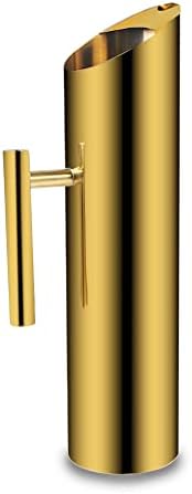 Stainless Steel Water Pitcher 70oz Coffee Milk Carafe Frothing Cup