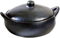 Authentic Chamba Casserole - Elegant Handmade Black Clay Cooking Pot