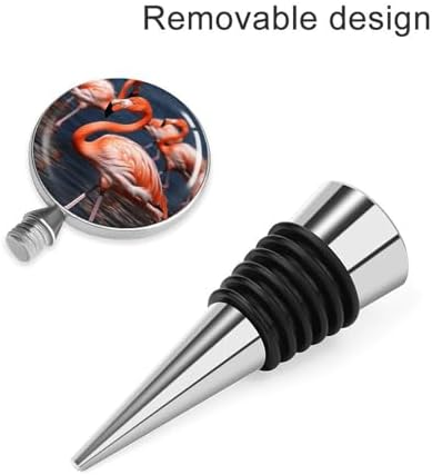 Flamingo Wine Stopper Vacuum Alloy Wine Bottle Stopper Reusable Wine