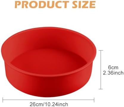 LOQJSS Cheesecake Pan Protector 10‘’ Round Springform Pan Silicone