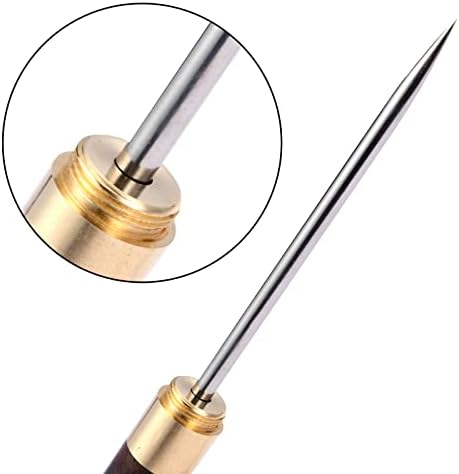 2 Pack Stainless Steel Ice Picks with Safety Cover, 9-inch Pick Tool