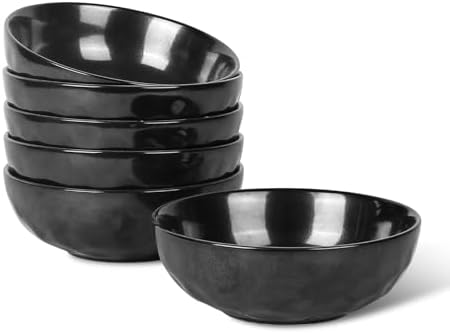 vicrays Ceramic Pasta Bowls Set, 32 Ounce Soup Bowls, Large Salad