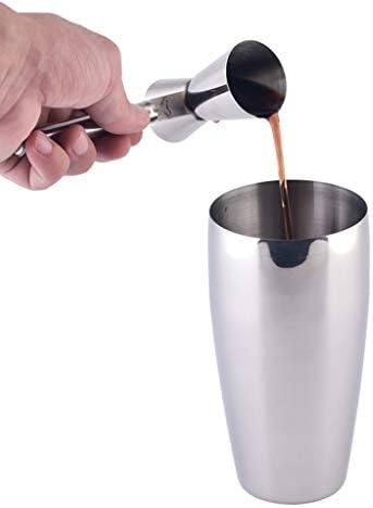 Stainless Steel Double Jigger Measure Cup with Handle for Cocktail