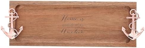Pavilion - Home Is Where You Anchor - 14.25" Serving Tray Charcuterie