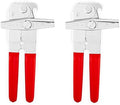 EZ-DUZ-IT Deluxe Can Opener with Red Grips (Set of 2)