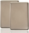 Nicunom 2 Pack Cookie Half Sheets for Baking, Nonstick Baking Sheet