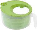 GoodCook Deluxe Salad Spinner - 6 Qt. Capacity, Easy Turn Knob, Built-In Pour Spout, Multi-Use Basket, Durable and Dishwasher-Safe, Large Capacity, Green