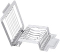 Stainless Steel Egg Slicer with 8 Cutting Wires, One-press Even Slices