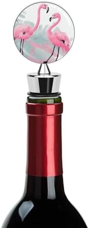 Love Flamingo Wine Stopper Vacuum Alloy Wine Bottle Stopper Reusable