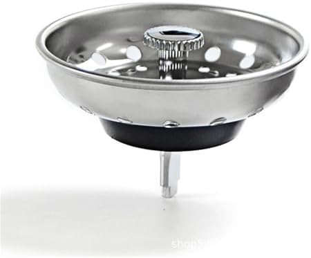 3 Piece Stainless Steel Sink Strainer Set with Drain Stopper Cover and