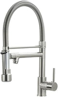 Fapully Pull Down Kitchen Faucet with Lock Sprayer