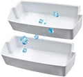 2 Pack 2187172 Refrigerator Door Shelf Bin Compatible with Whirlpool