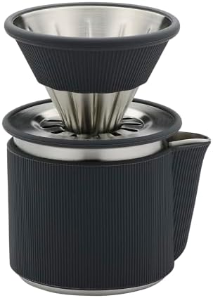 Normcore Portable Pour Over Set, 304 Stainless Steel, Silver