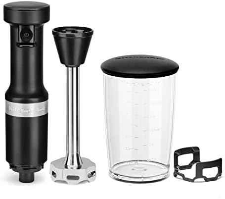KitchenAid Variable Speed Corded Hand Blender, KHBV53, Matte Black