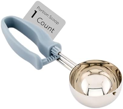 Restaurantware Comfy Grip 4 Ounce Gelato Scoop 1 Ambidextrous Ice