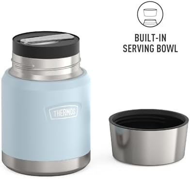 THERMOS ICON Stainless Steel Food Jar with Spoon, 16 Ounce, Glacier