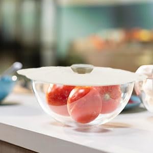 2 Pack 6Inch Silicone Bowl Lids with Handle