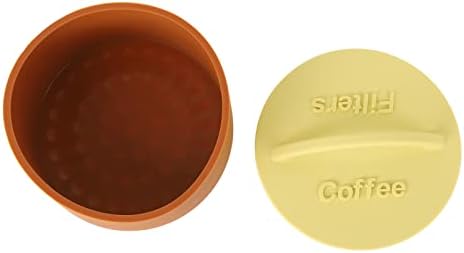 Coffee Filter Storage Holder Silicone Round Dispenser Organizer