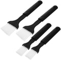 Luxshiny Pastry & Basting Brush Set 4 pcs Nylon Brush with Grip