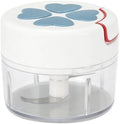 Hand Pull String Garlic Mincer ABS 304 Stainless Steel Portable