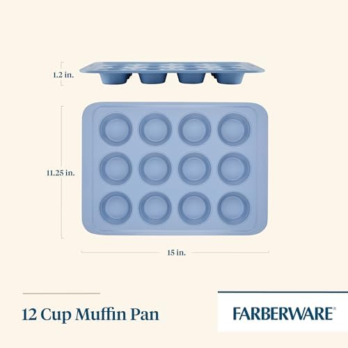 Farberware Easy Solutions Nonstick Bakeware Muffin/Cupcake Baking Pan