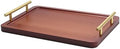 Small Wooden Tray for Ottoman, 12"x7.5"x1.75" Wood Trays with
