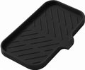 MicoYang Silicone Soap Dish, Black, Medium
