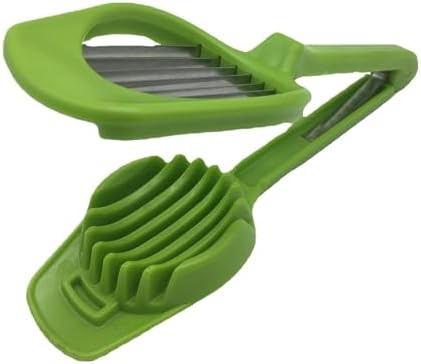 Egg Slicer Tool - Hand Held Egg Slicer Stainless Steel Strawberry