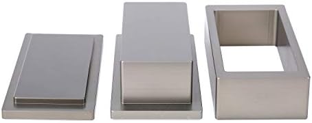 2x4 Inch Pre Press Mold, Made of Food Grade Anodized Aluminum - Pair