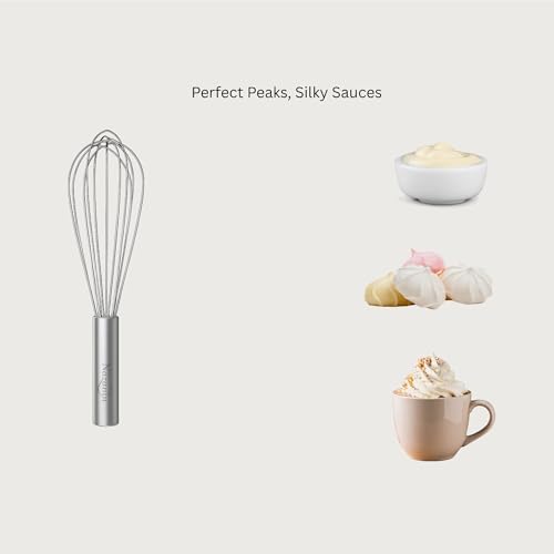 NAZANIN 3-Piece Premium Whisk Set - 304 Stainless Steel Danish Dough