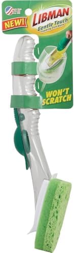 Libman 1130 Gentle Touch Foaming Dish Wand with Scraper Edge