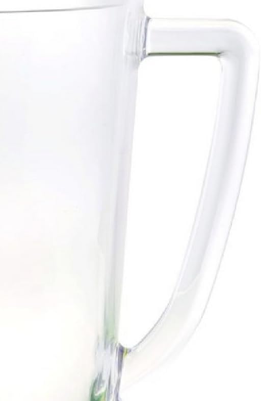 2.75 Quarts Water Pitcher with Lid, Oval Halo Design Unbreakable