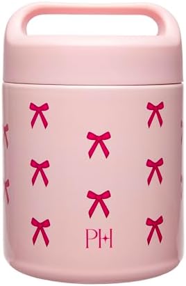 Paris Hilton Stainless Steel Food Jar, Double Wall Vacuum Sealed