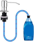 Soap Dispenser for Kitchen Sink with 47" Silicone Extension Tube