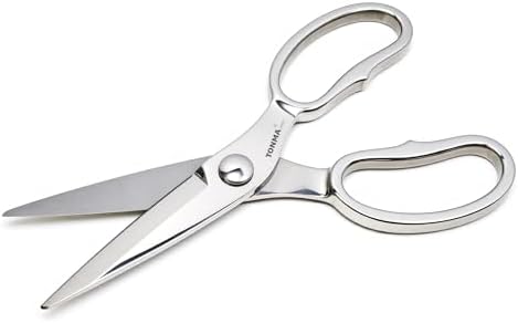 TONMA Kitchen Scissors, Made in Japan, All-Purpose Stainless Steel