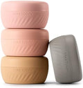 TakeToday Travel Containers for Toiletries, 2oz, 4 Pack, Apricot