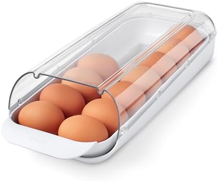 YouCopia FridgeView Rolling Egg Holder, Stackable