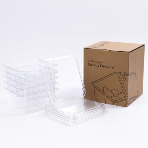 Klaris 2" Cube Ice Storage Containers, 5 pk