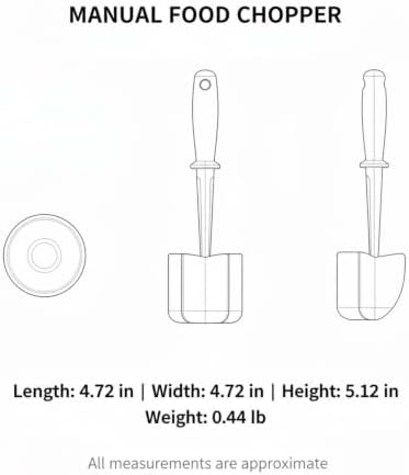 For Onions, Garlic & Veggies: Manual Hand-Pull String Food Chopper