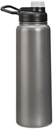 Amazon Basics Large Insulated Stainless Steel Water Bottle, Leakproof