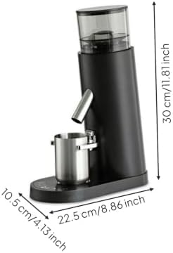 Electric Burr Coffee Grinder, 60-Step, Black
