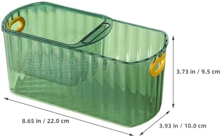 Snack Storage Box, Fruit Strainer Container Double Layer Detachable